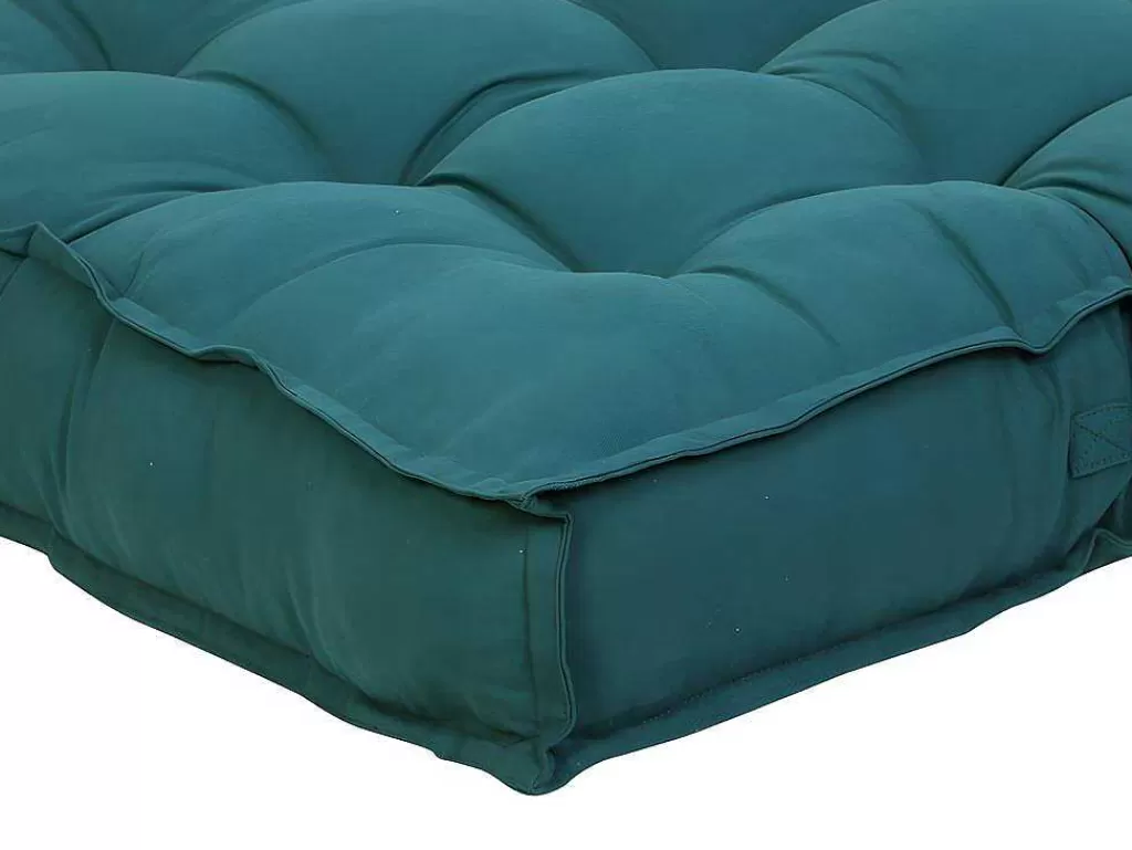 Decoração De Jardim*OZAIA Conjunto De 2 Almofadoes De Encosto Para Palete Baila - Algodao - 40X60X12 Cm - Azul