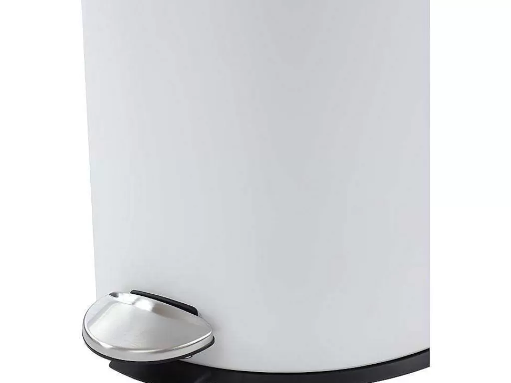 Acessórios E Arrumação De Cozinha*OZAIA Conjunto De 2 Caixotes Do Lixo Com Pedal Em Inox De 30 L E 3 L Cor Branco E Dourado - Pira