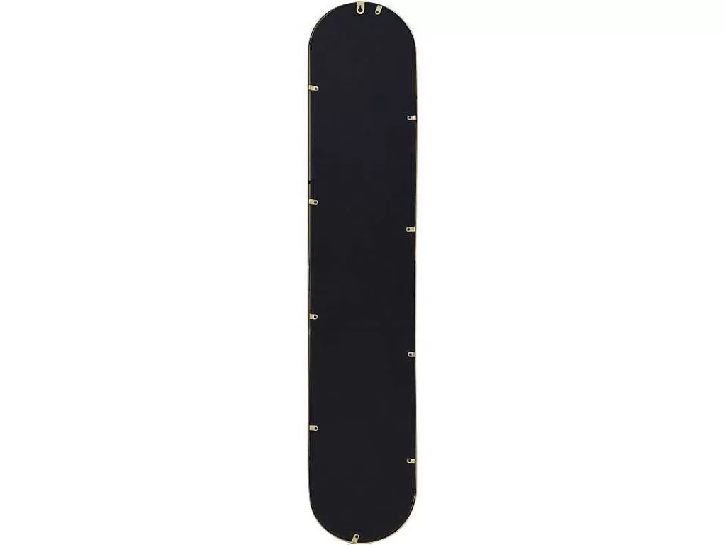 Espelhos*OZAIA Conjunto De 3 Espelhos Ovais Em Metal De L.23 X A.120 Cm Cor Dourado - Jaylen