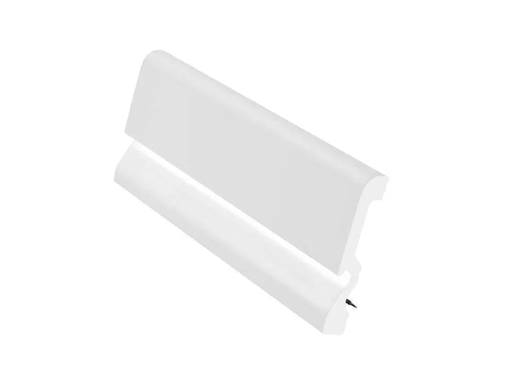 Rodape*Vente-unique Conjunto De 3 RodaPés Em Polistireno C290 X A10 Cm Branco - Coreo