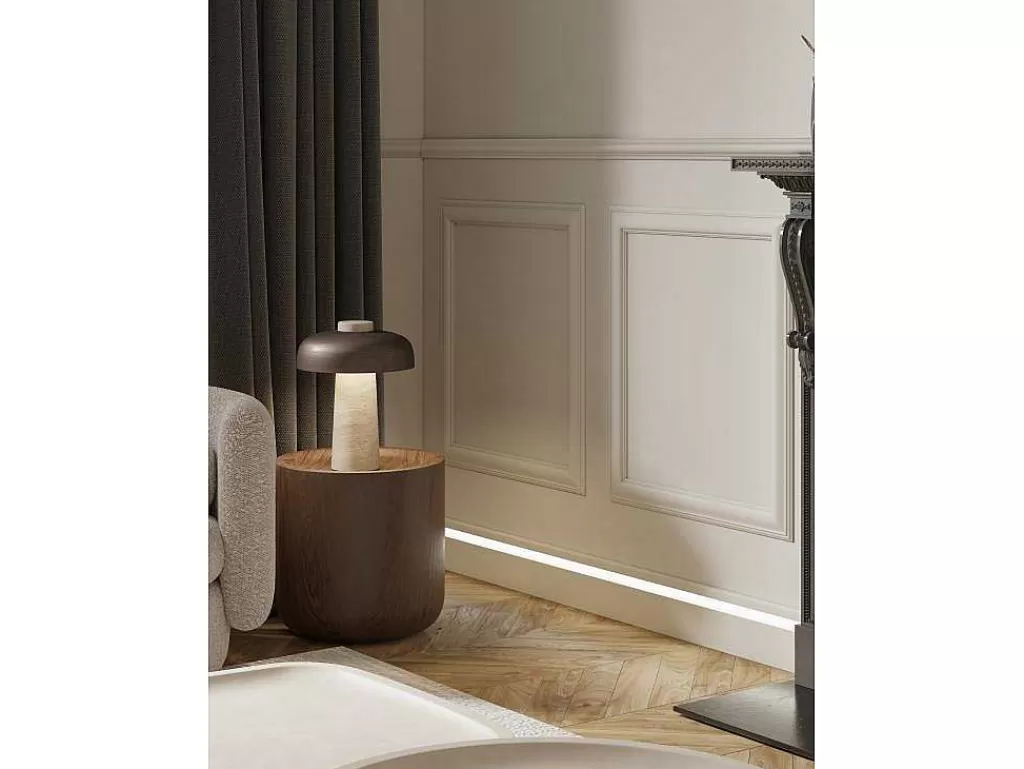 Rodape*Vente-unique Conjunto De 3 RodaPés Em Polistireno C290 X A12 Cm Branco - Ateno