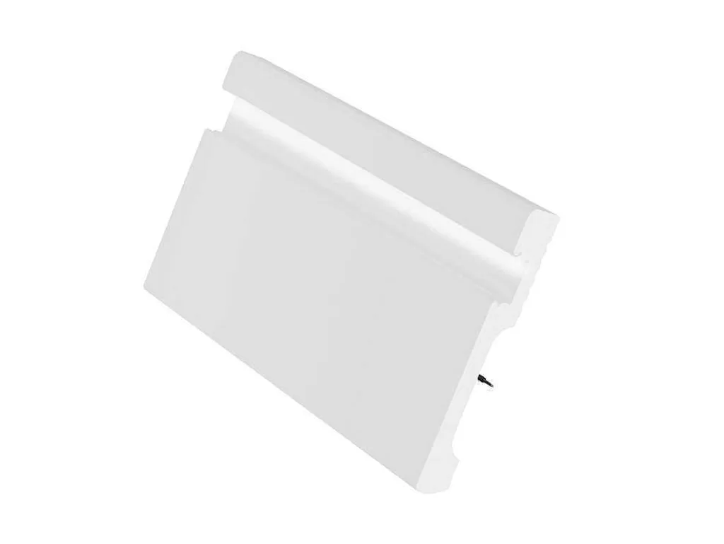 Rodape*Vente-unique Conjunto De 3 RodaPés Em Polistireno C290 X A12 Cm Branco - Ateno