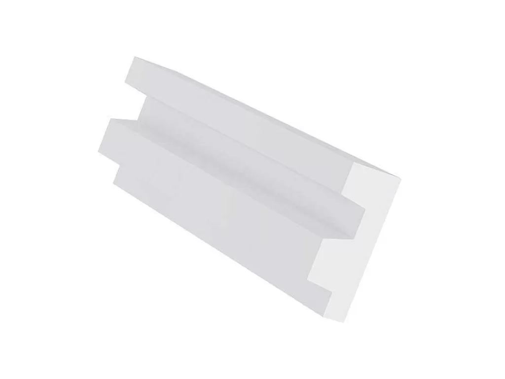 Rodape*Vente-unique Conjunto De 3 RodaPés Em Polistireno C290 X A5 Cm Branco - Ardeo