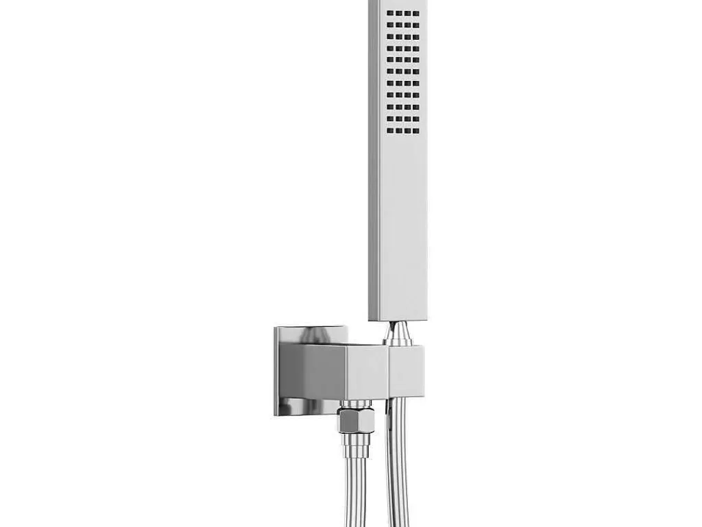 Coluna De Duche*Shower & Design Conjunto De Duche Encastravel Com Torneira Misturadora Mecanica Cor Niquel Escovado - Tocantis