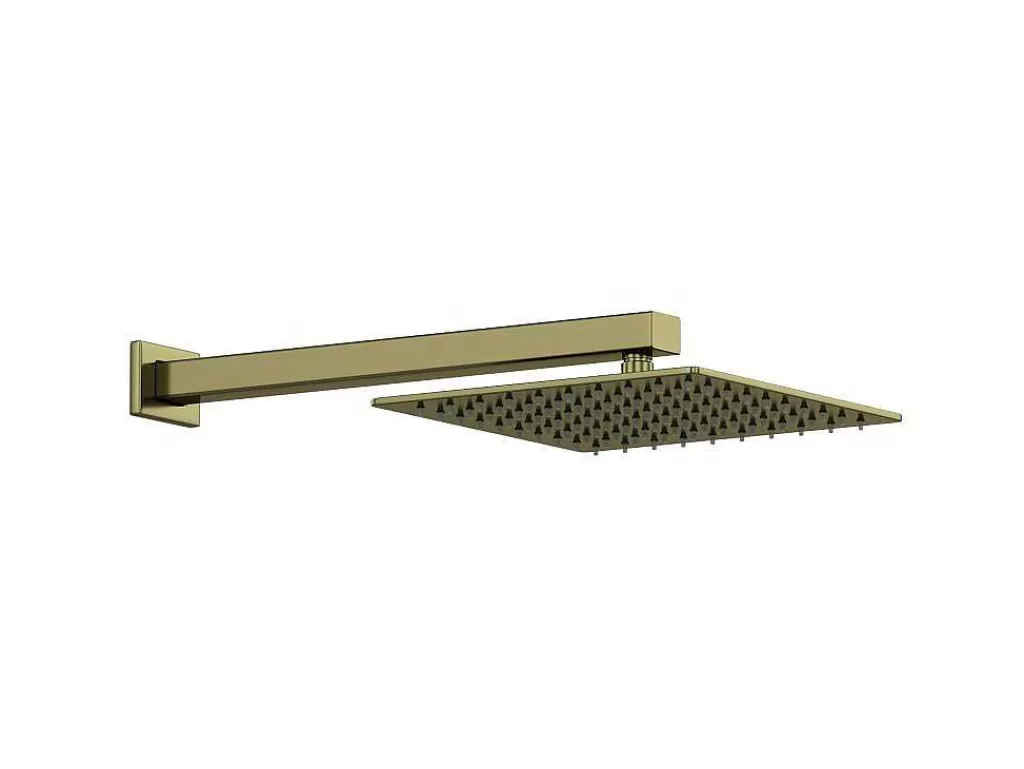 Coluna De Duche*Shower & Design Conjunto De Duche Encastravel Com Torneira Misturadora Mecanica Dourado Acabamento Acetinado - Tocantis