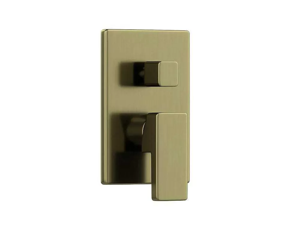 Coluna De Duche*Shower & Design Conjunto De Duche Encastravel Com Torneira Misturadora Mecanica Dourado Acabamento Acetinado - Tocantis