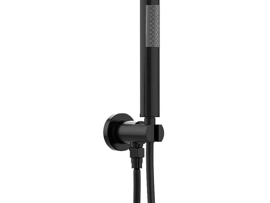 Coluna De Duche*Shower & Design Conjunto De Duche Encastravel Com Torneira Misturadora Mecanica Preto Mate - Tamise