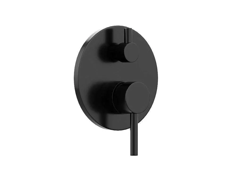 Coluna De Duche*Shower & Design Conjunto De Duche Encastravel Com Torneira Misturadora Mecanica Preto Mate - Tamise