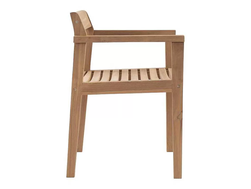 Conjunto Mesa E Cadeiras De Jardim*MYLIA Conjunto De Jantar De Jardim Em Teca, 1 Mesa Quadrada + 8 Cadeiroes, Natural Claro - Allende