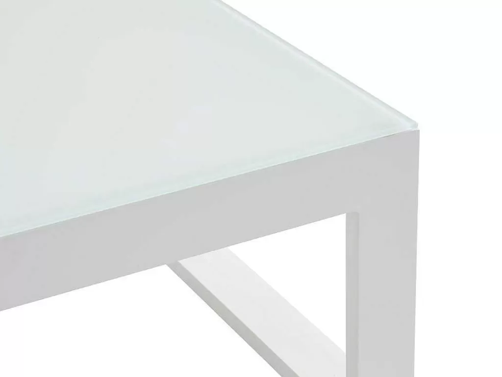 Conjunto Relax De Jardim*MYLIA Conjunto De Jardim Em Aluminio: Mesa De Centro E Sofá De Canto Levadico, 6 Lugares Cinzento - Palaos Ii