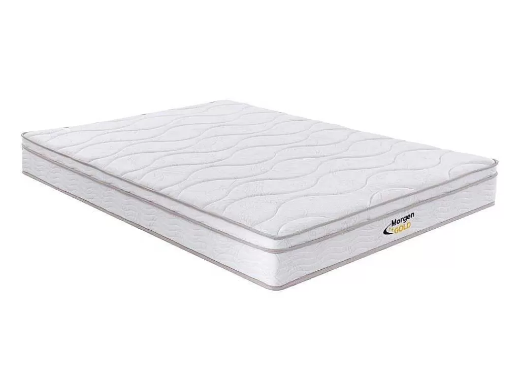 Conjunto Colchão E Sommier*Morgengold Conjunto Estrutura De Ripas + Colchão De Molas 3 Zonas E Memória De Forma Wolkentanz De - 160X200 Cm