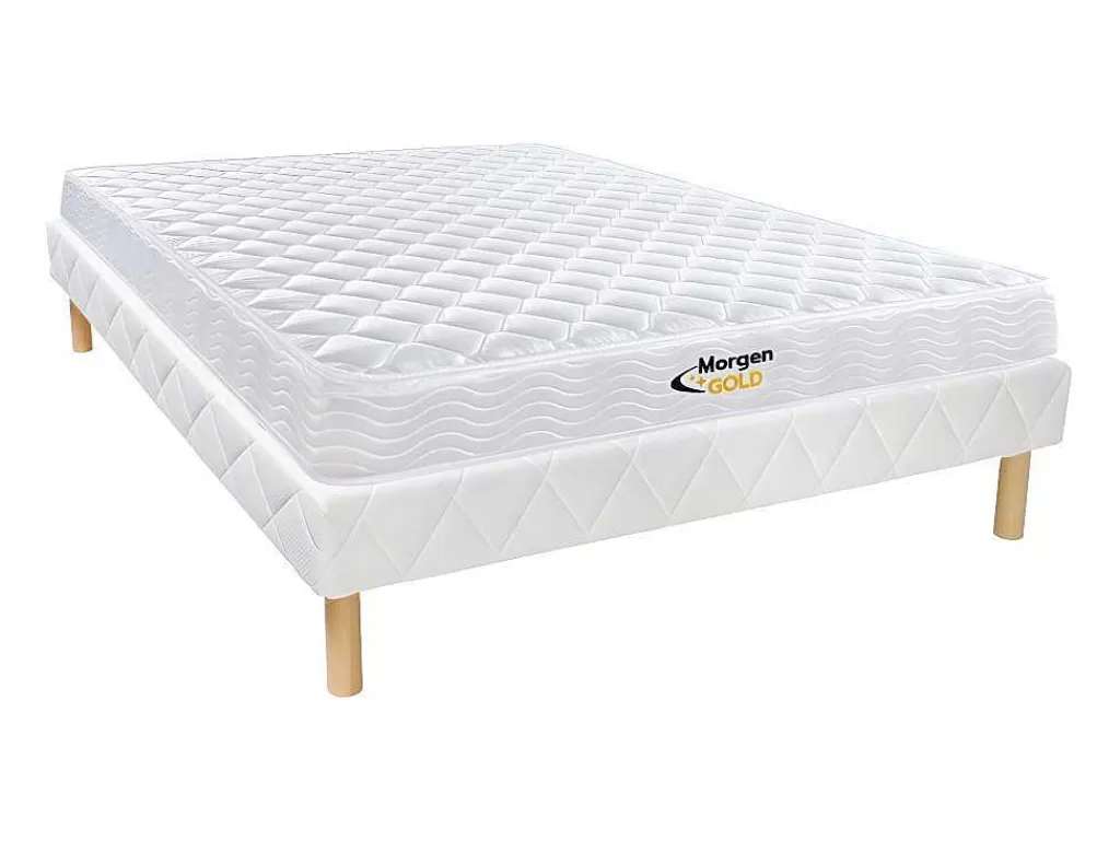 Conjunto Colchão E Sommier*Morgengold Conjunto Sommier + Colchão De Molas 140X200 Cm - Wolkenlos Da