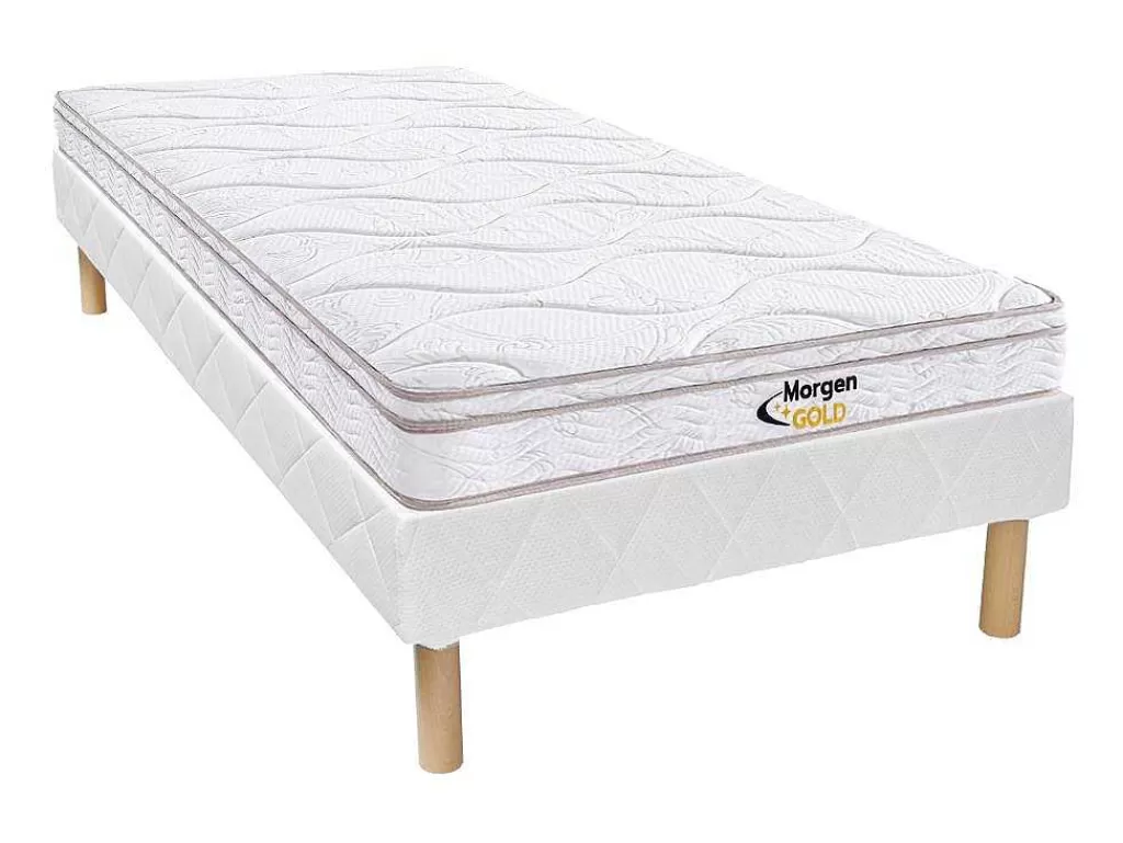 Conjunto Colchão E Sommier*Morgengold Conjunto Sommier + Colchão De Molas 3 Zonas Wolkentanz Da - 90 X 200 Cm