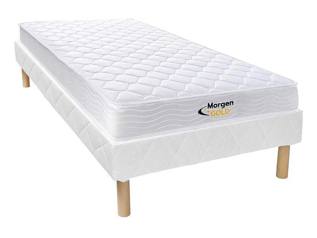 Conjunto Colchão E Sommier*Morgengold Conjunto Sommier + Colchão De Molas 90X190 Cm - Wolkenlos Da
