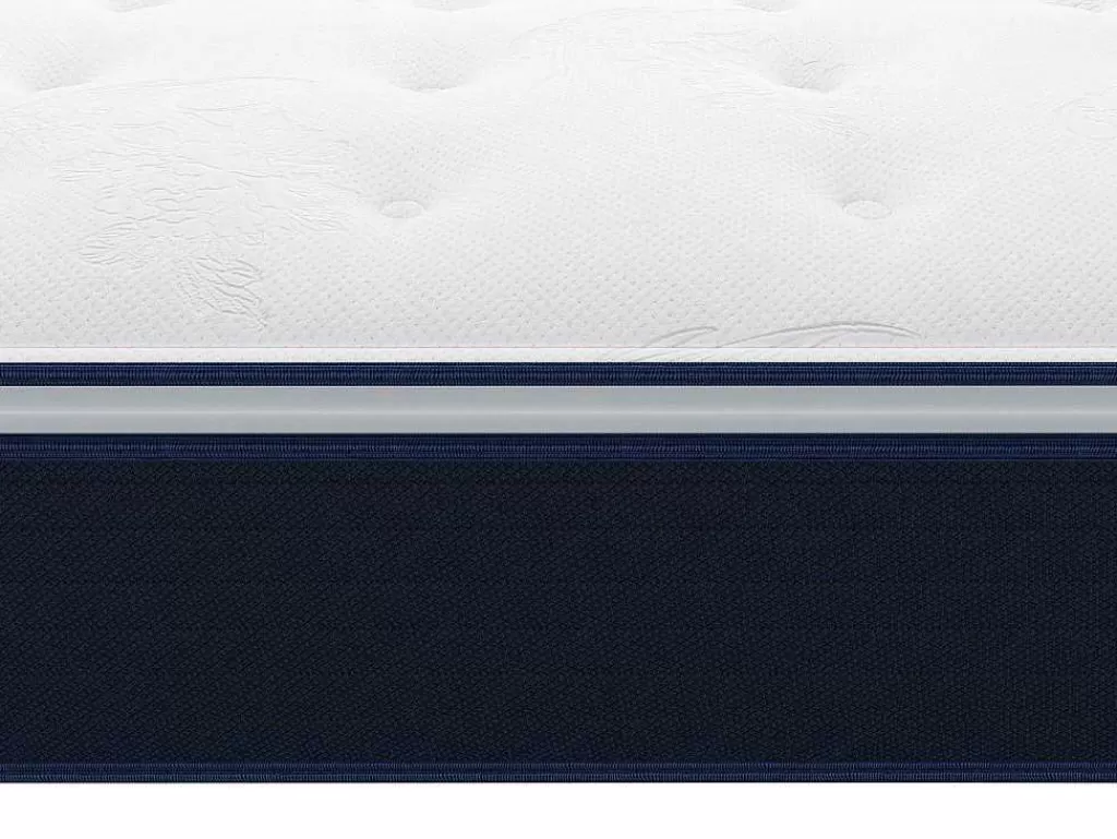 Conjunto Colchão E Sommier*Ysmée Conjunto Sommier + Colchão De Molas Ensacadas E Sobrecolchão Integrado 80X200 Cm - Altier Da Dreamea