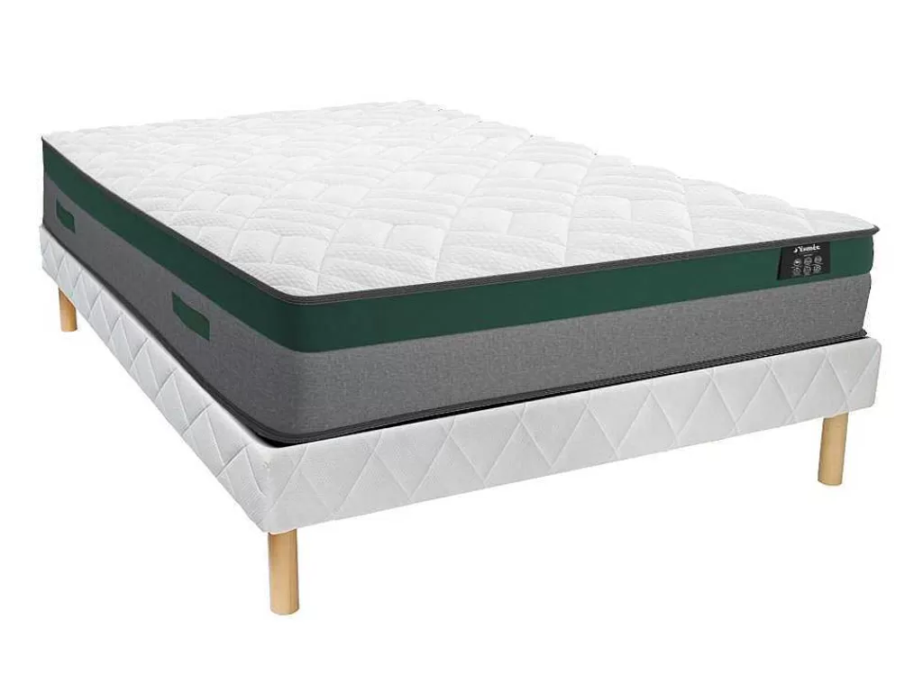 Conjunto Colchão E Sommier*Ysmée Conjunto Sommier + Colchão De Molas Ensacadas Prestige Da Dreamea 120 X 190 Cm