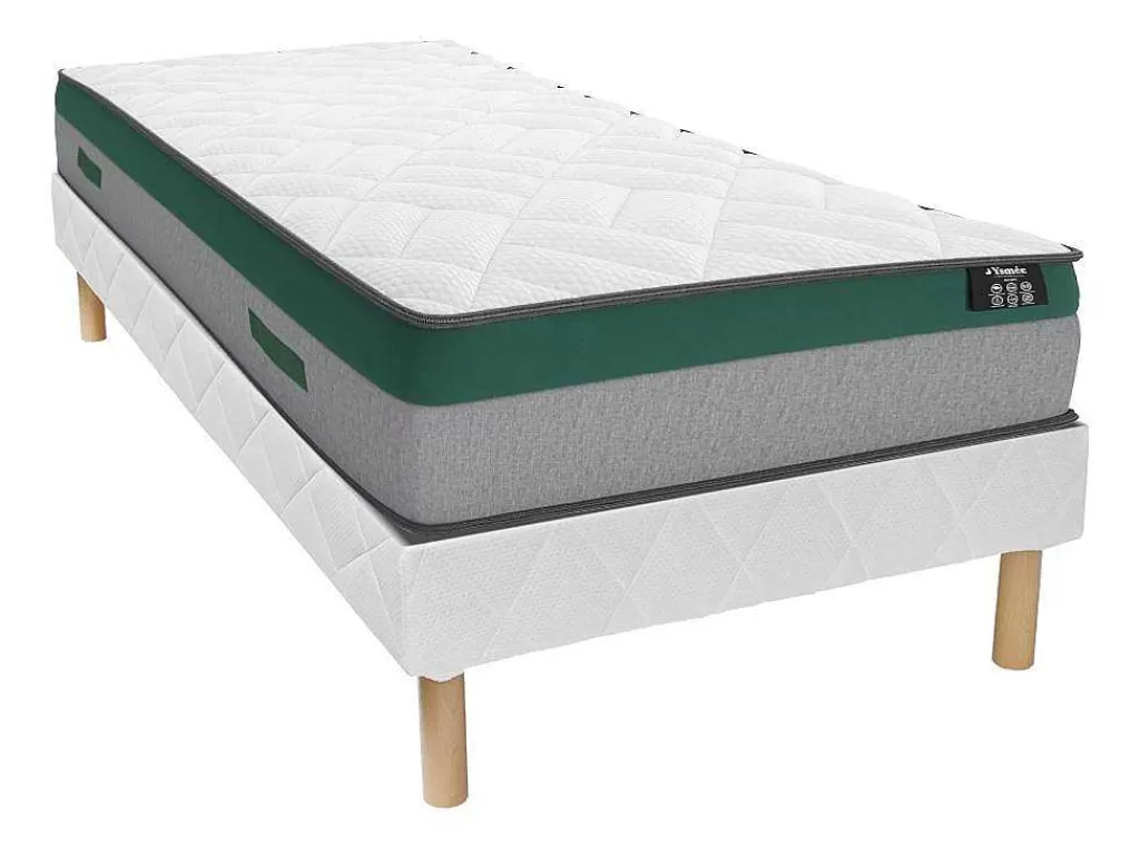 Conjunto Colchão E Sommier*Ysmée Conjunto Sommier + Colchão De Molas Ensacadas Prestige Da Dreamea 90 X 190 Cm