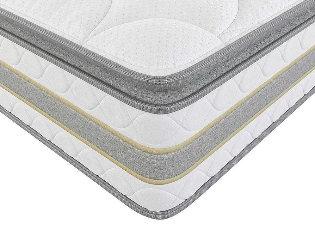 Conjunto Colchão E Sommier*Ysmée Conjunto Sommier + Colchão Molas Ensacadas E Sobrecolchão Integrado Canterbury Da Dreamea - 160 X 200 Cm