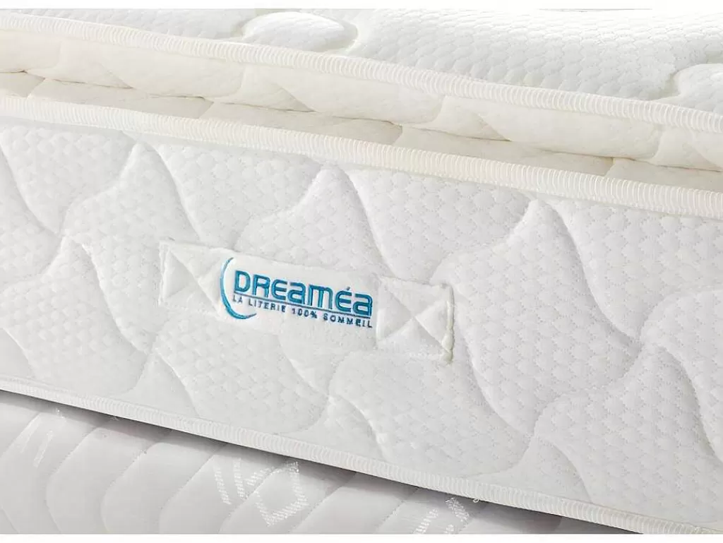 Conjunto Colchão E Sommier*DREAMEA Conjunto Sommier + Colchão Molas Ensacadas Sobrecolchão Integrado American Dream Da - 140 X 190 Cm