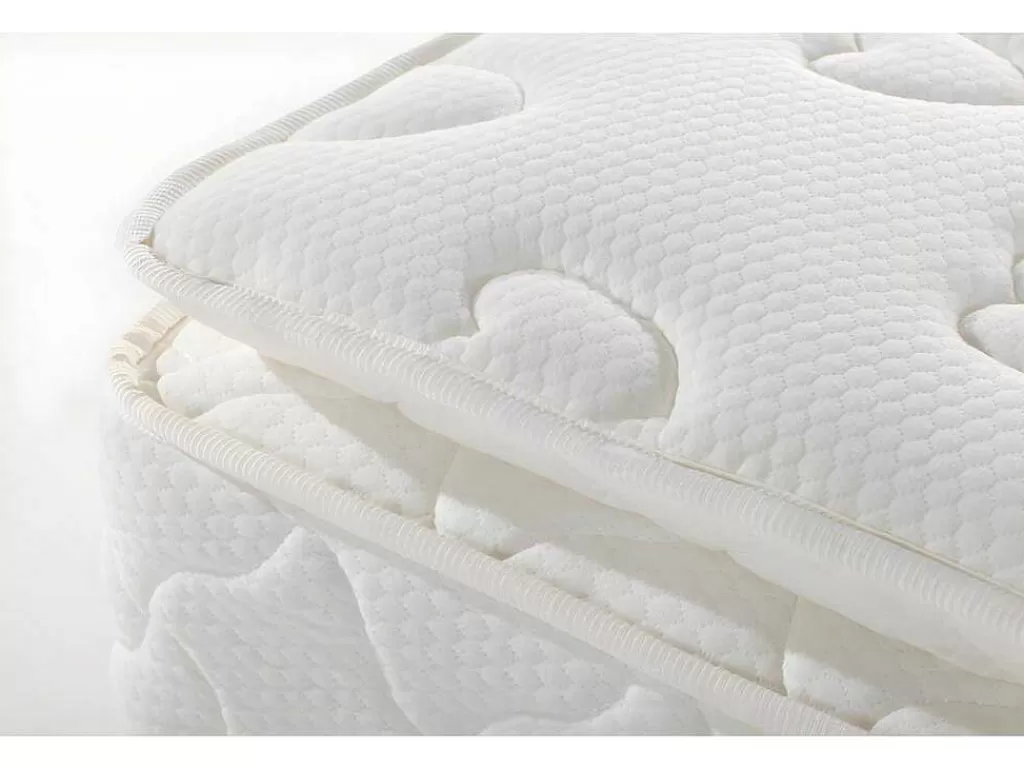 Conjunto Colchão E Sommier*DREAMEA Conjunto Sommier + Colchão Molas Ensacadas Sobrecolchão Integrado American Dream Da - 140 X 190 Cm