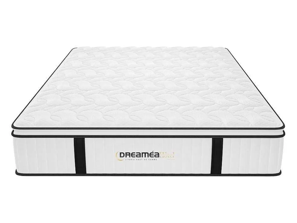 Conjunto Colchão E Sommier*DREAMEA HOTEL Conjunto Sommier E Colchão Antifogo Molas Ensacadas E Sobrecolchão Integrado 160X200 Cm - Delice Da