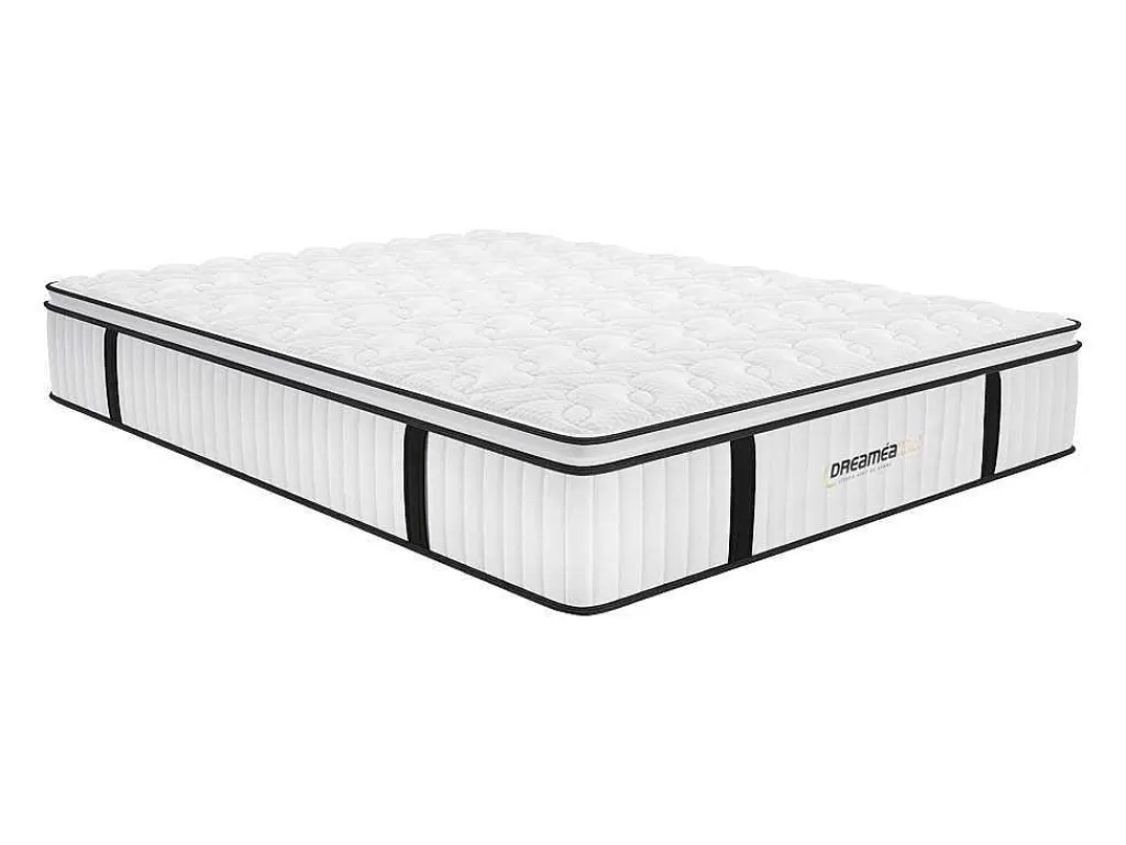 Conjunto Colchão E Sommier*DREAMEA HOTEL Conjunto Sommier E Colchão Antifogo Molas Ensacadas E Sobrecolchão Integrado 180X200 Cm - Delice Da