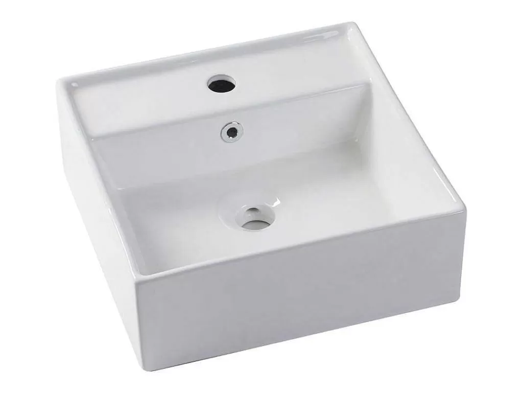 Móvel Lavatório Duplo*Vente-unique Conjunto Suspenso Para Casa De Banho Com Lavatório Duplo Cor Branco - Jimena