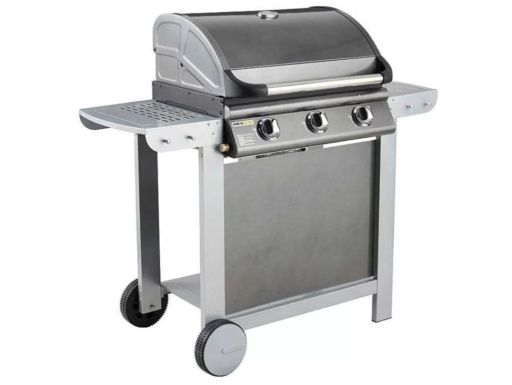 Barbecue, Braseiro De Jardim, Plancha*Cook'in Garden - Barbecue A Gas Fiesta 3 - 3 Queimadores Com Termometro 10,5Kw