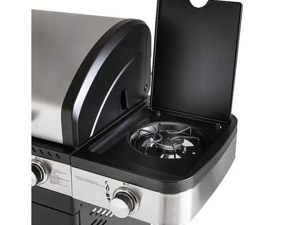 Barbecue, Braseiro De Jardim, Plancha*Cook'in Garden - Churrasqueira A Gas Fidgi 4 Com Bandeja Para Servir