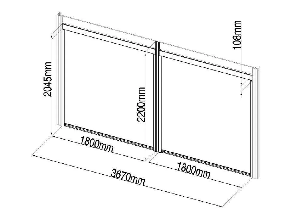 Pérgola, Coreto, Quiosque*EXPERTLAND Cortina Retratil Para Pérgola Bioclimatica L3,67 X A2,05 M - Viadana