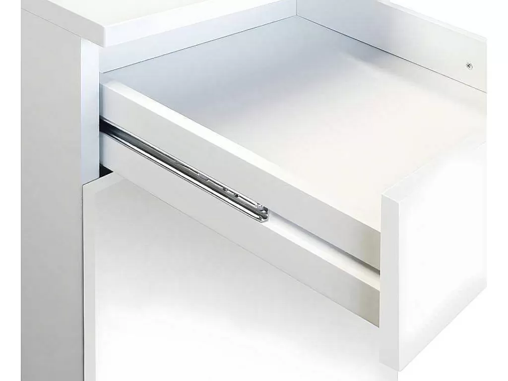 Móvel De Cozinha*Vente-unique Cozinha Completa De 240 Cm Com 8 Compartimentos De Arrumação Cor Branco - Trattoria
