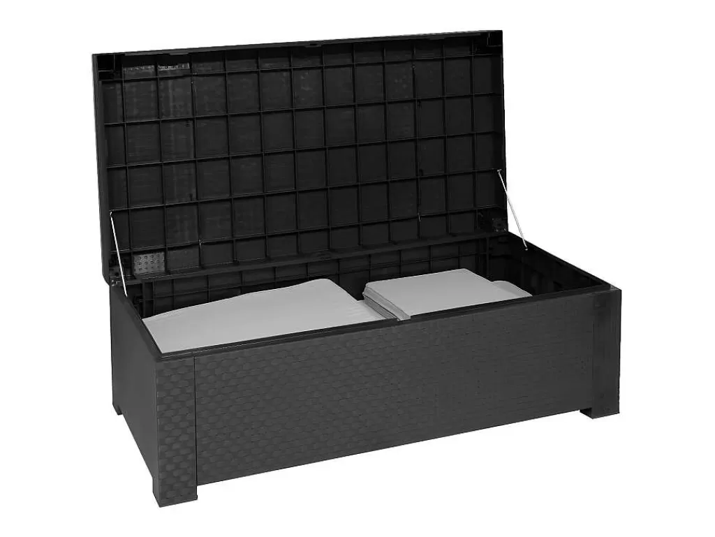 Armazenamento De Jardim*Vente-unique Deposito De Arrumação De Jadim Sophie Ii Em Resina Moldada Antracite - 117 X 63 X 43 Cm