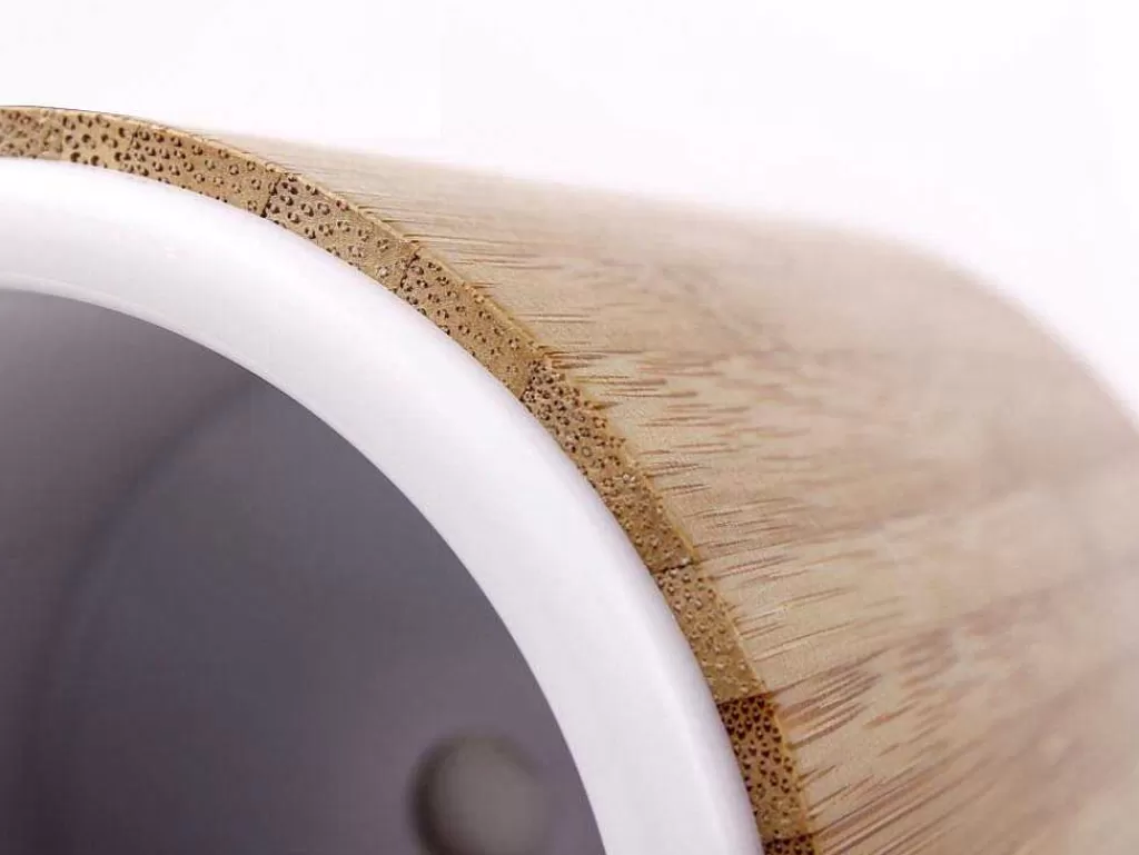 Objeto De Decoração Interior*Purline Diffuseur D'Aromes Par Ultrasons 12W Avec Led En Bambou Brun