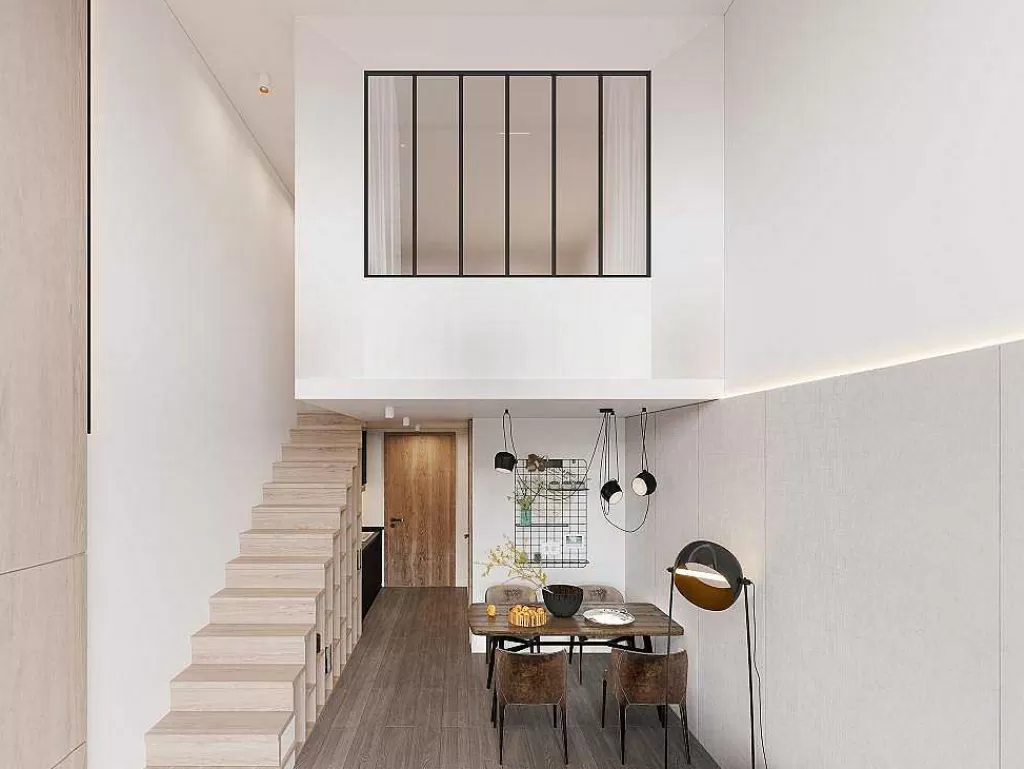 Divisória De Ambiente*Vente-unique Divisória De Atelier Aluminio Vidro Fosco 180X130 Cm Preto - Bayview