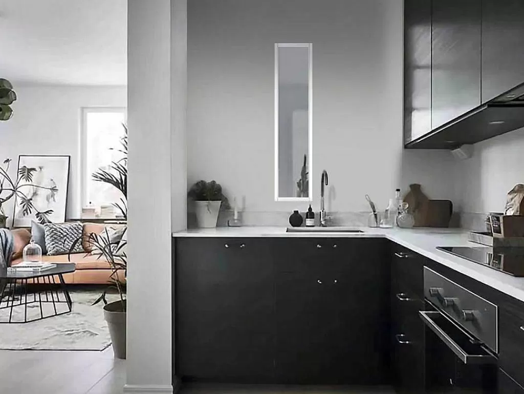 Divisória De Ambiente*Vente-unique Divisória De Atelier Em Aluminio Termolacado 30X130 Cm Branco - Bayview