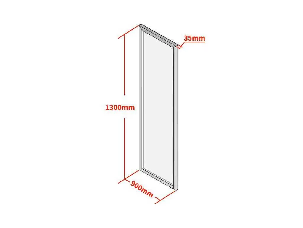 Divisória De Ambiente*Vente-unique Divisória De Atelier Em Aluminio Termolacado 30X130 Cm Branco - Bayview