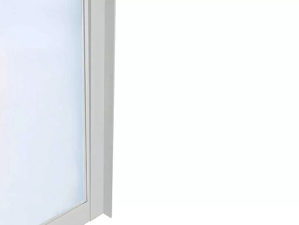 Divisória De Ambiente*Vente-unique Divisória De Atelier Em Aluminio Termolacado Branco De 180X105 Cm - Bayview