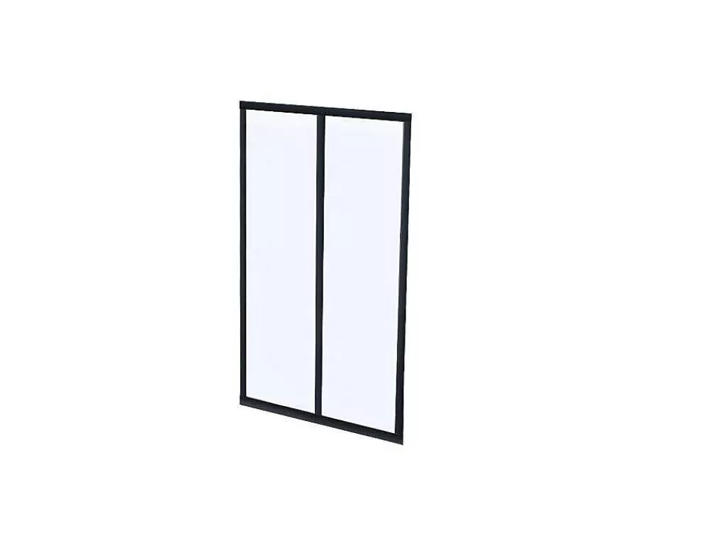 Divisória De Ambiente*Vente-unique Divisória De Canto De Atelier Em Aluminio Termolacado C180 X L60 X A130 Cm Preto - Bayview