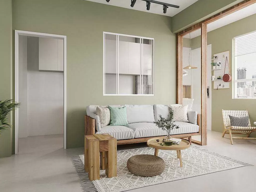 Divisória De Ambiente*Vente-unique Divisória De Correr Aluminio Termolacado Branco 120X130 Cm - Ravena