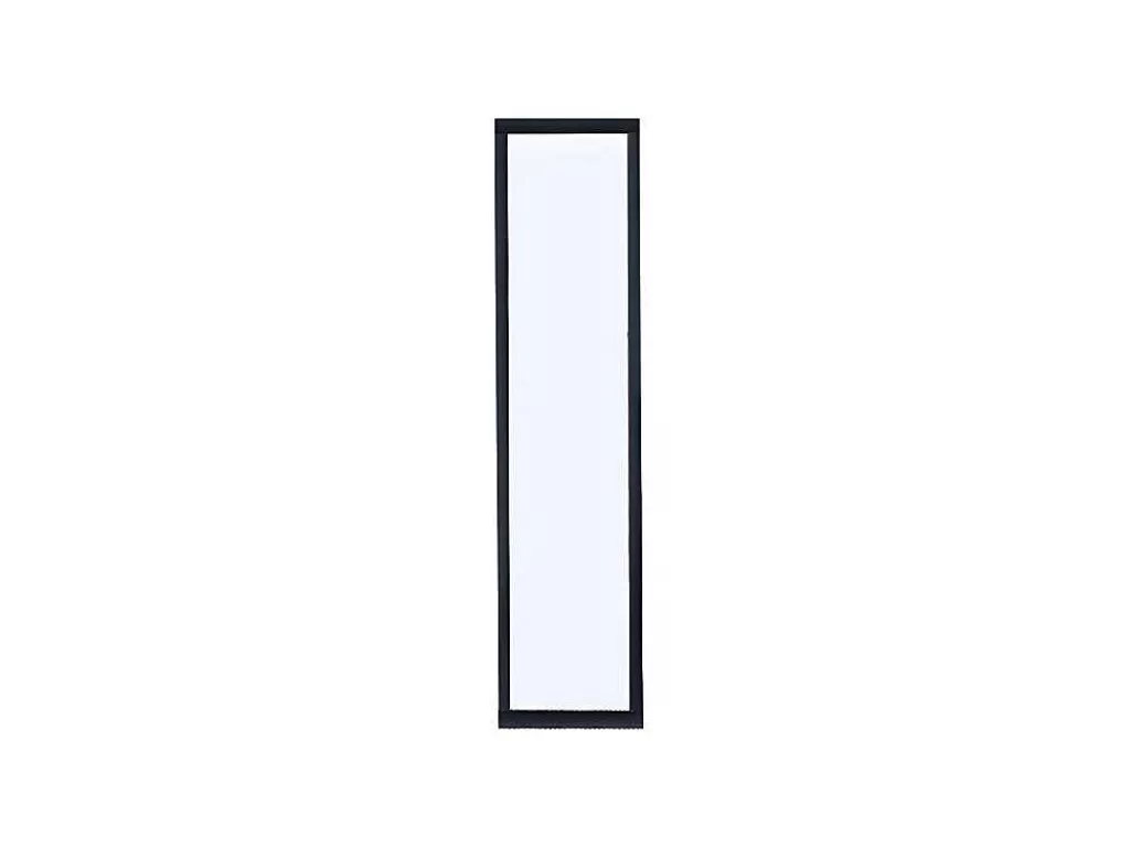 Divisória De Ambiente*Vente-unique Divisória De Vidro Em Aluminio Termolacado 30 X 130 Cm Preto - Bayview