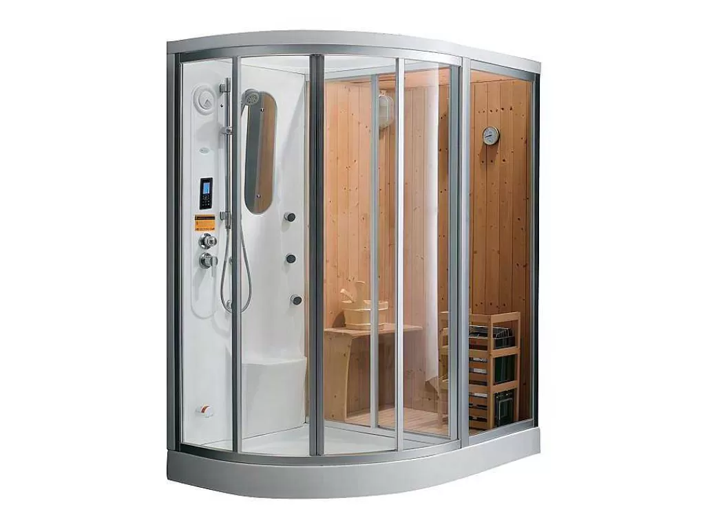 Cabine De Duche*Shower & Design Duche De Canto Spa-Termas-Sauna Haumea - L157 X P110 X A215 Cm Canto Direito