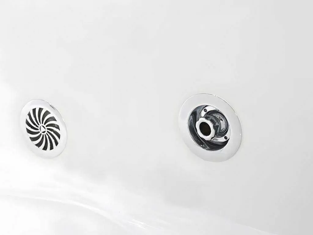 Cabine De Duche*Shower & Design Duche/Banheira Hidromassagem Daria Em Acrilico Reforcado Vidro Cinza Escuro - 75*150*215 Cm - 30 Microjatos E 6 Grandes Jatos
