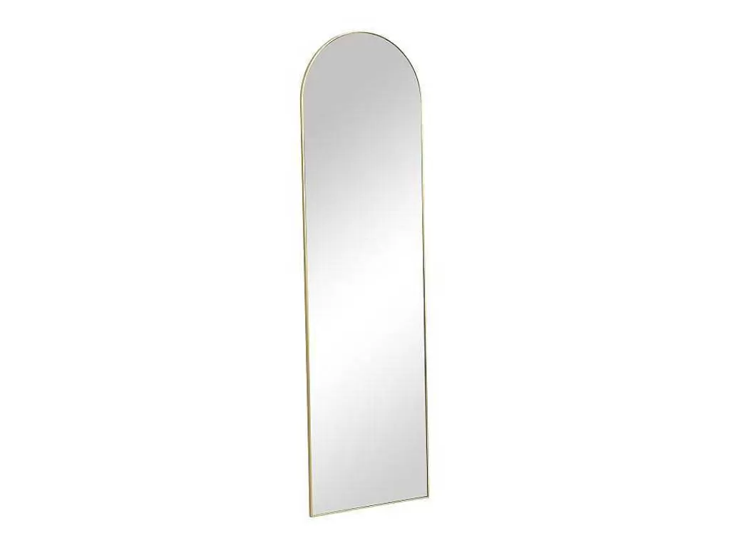 Espelhos*OZAIA Espelho Arqueado De Pousar Em Metal L50 X A170 Cm Dourado - Mailen