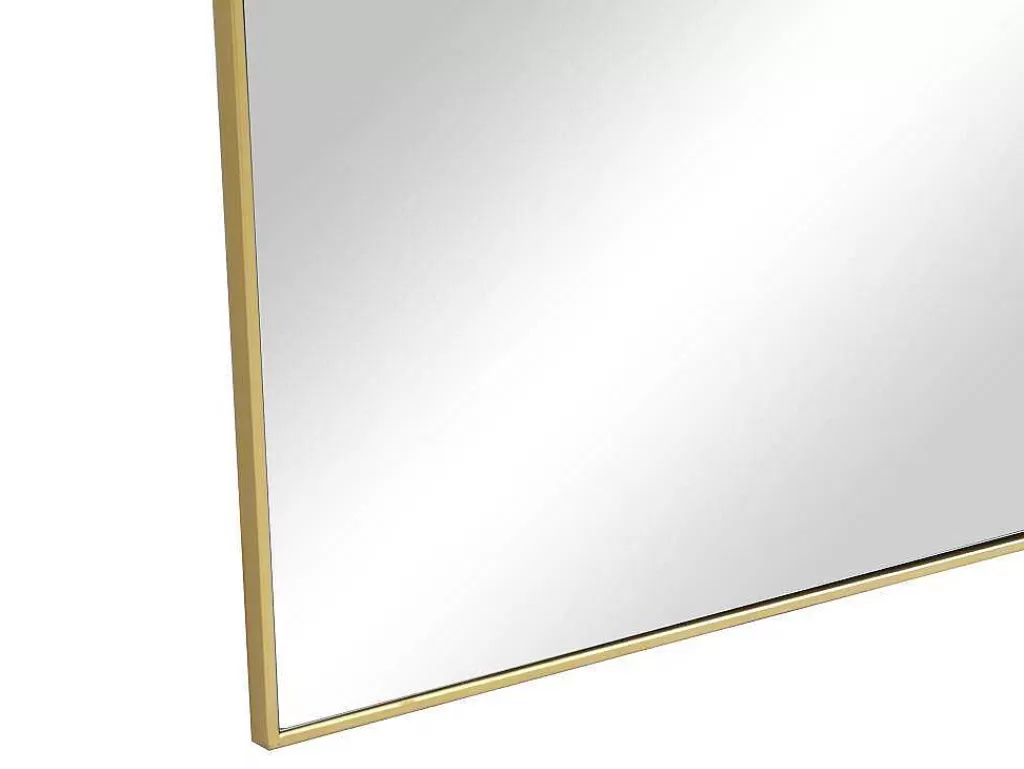 Espelhos*OZAIA Espelho Arqueado De Pousar Em Metal L50 X A170 Cm Dourado - Mailen