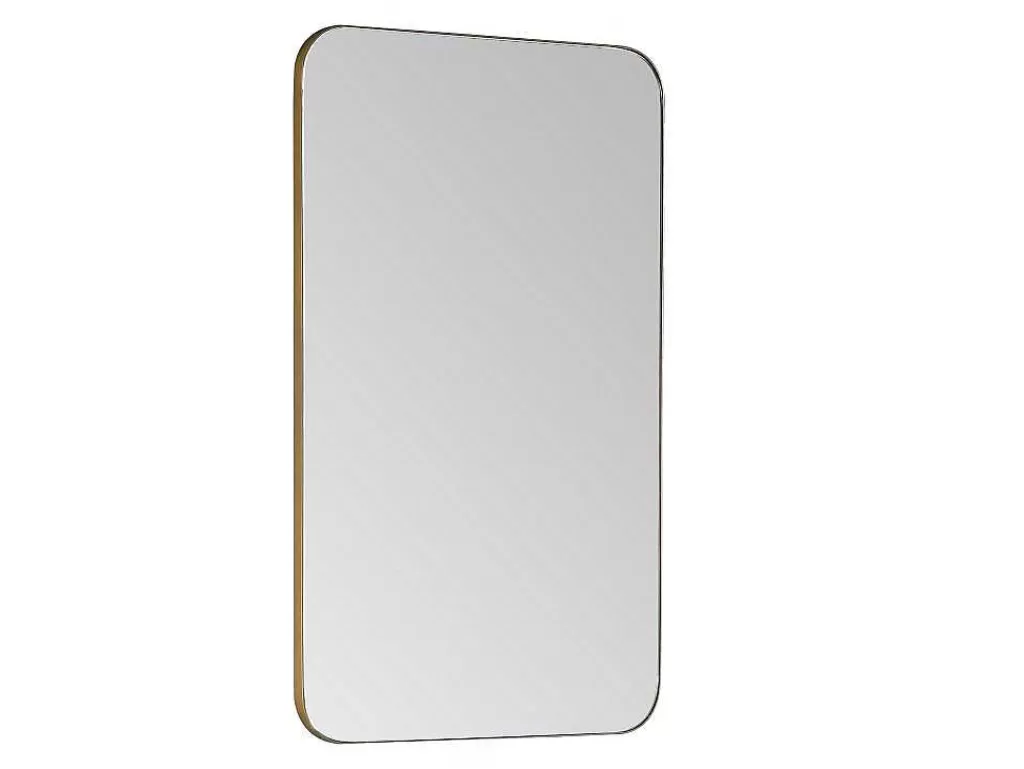 Acessórios De Casa De Banho*OZAIA Espelho De Casa De Banho Retangular Contorno Dourado 50X80 Cm - Demetria