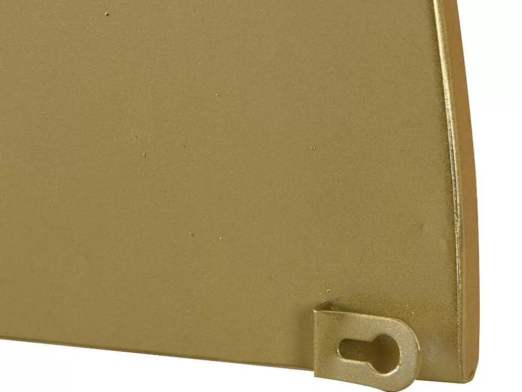 Promoções Decoração*OZAIA Espelho Semicirculo Design Em Metal C50 X A100 Cm Dourado - Gavra