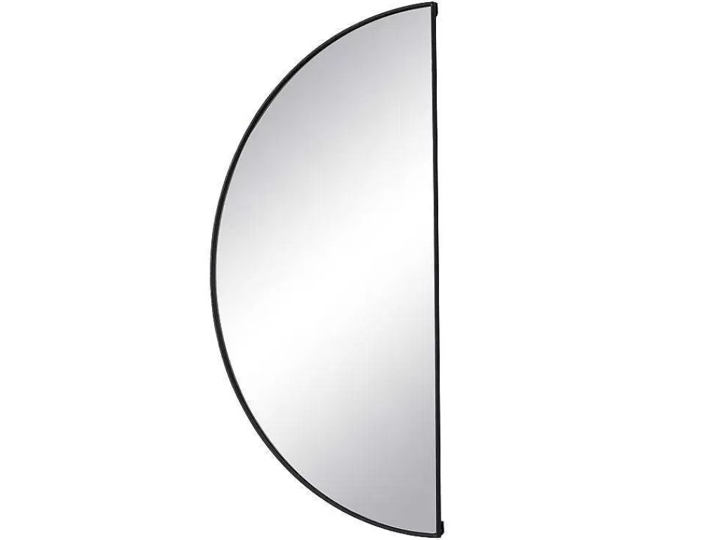 Espelhos*OZAIA Espelho Semicirculo Design Em Metal C50 X A100 Cm Preto - Gavra