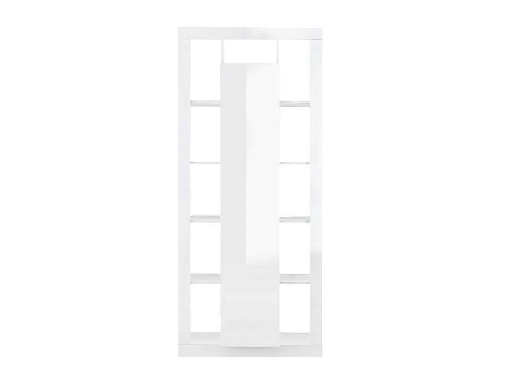 Biblioteca, Vitrina, Estante*Vente-unique Estante Com 1 Porta E 11 Nichos Lacada A Branco - Balka