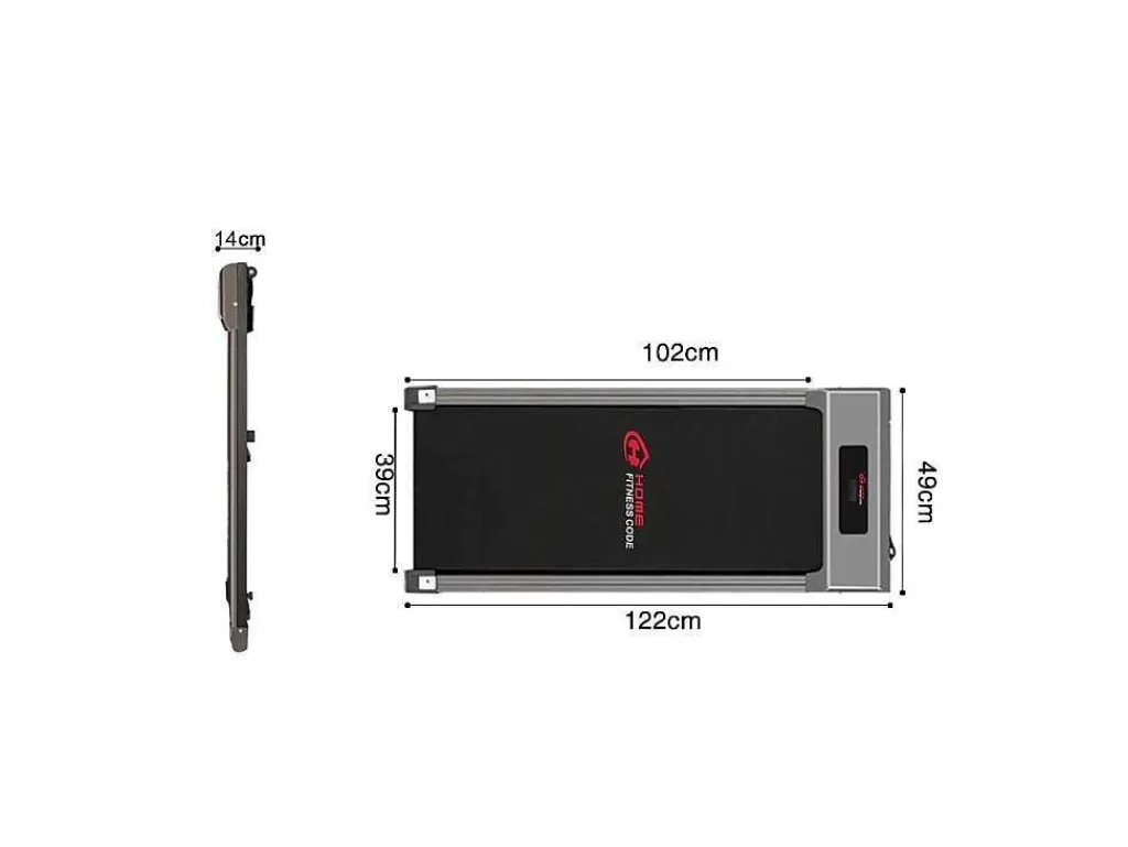 Fitness*Vente-unique Esteira Elétrica Com Exibicao De Lcd Para Exercicios De Escritório Em Casa