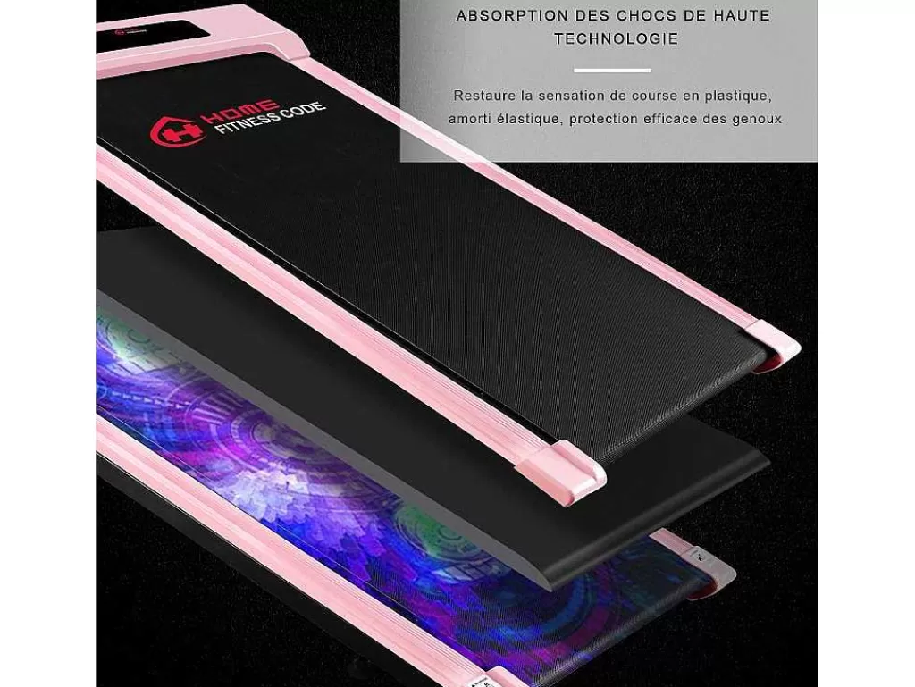 Fitness*Vente-unique Esteira Elétrica Com Exibicao De Lcd Para Exercicios De Escritório Em Casa
